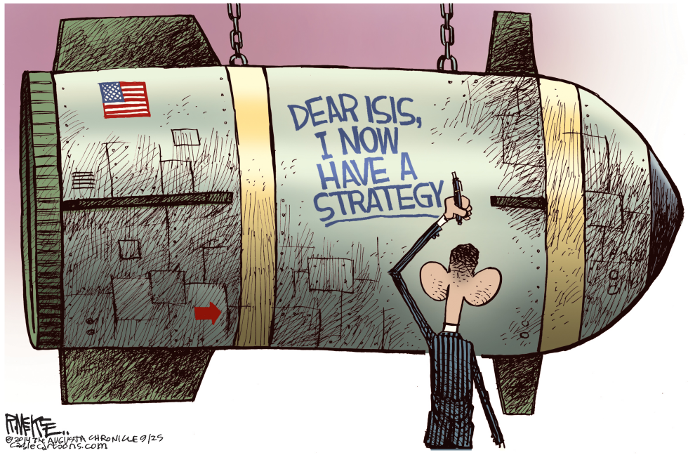  ISIS STRATEGY by Rick McKee