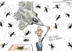 BAD FLY WITH A GUN by Pat Bagley