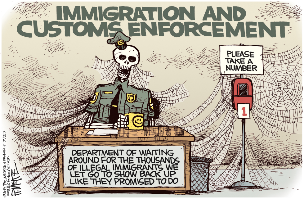  MISSING ILLEGALS by Rick McKee