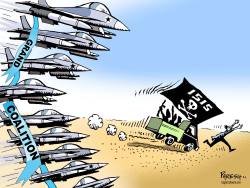 COALITION AGAINST ISIS by Paresh Nath