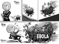 EBOLA THREAT by Paresh Nath