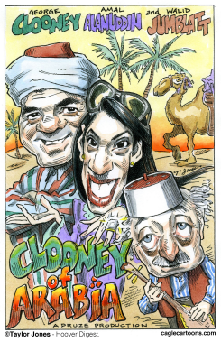 CLOONEY OF ARABIA  by Taylor Jones