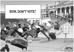 CONGRESS RUNS FROM CAPITOL HILL by RJ Matson