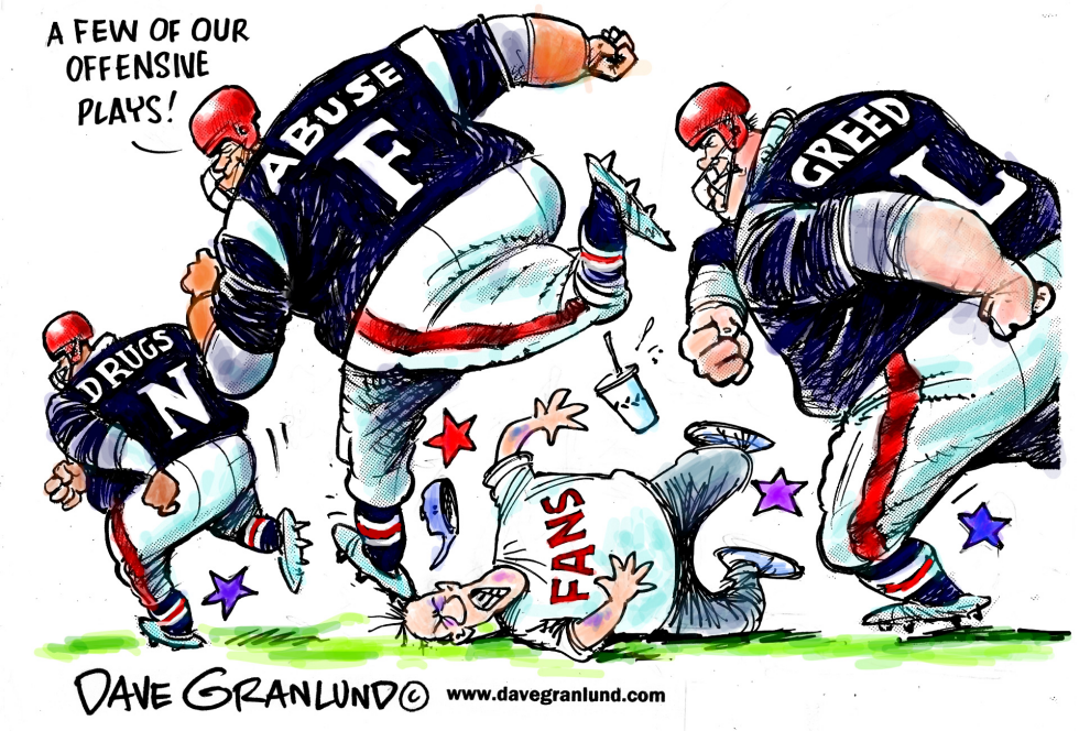  NFL OFFENSIVE PLAYS by Dave Granlund