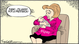 ABUELA HILLARY  by Bob Englehart