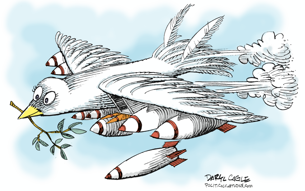  DOVE JET by Daryl Cagle