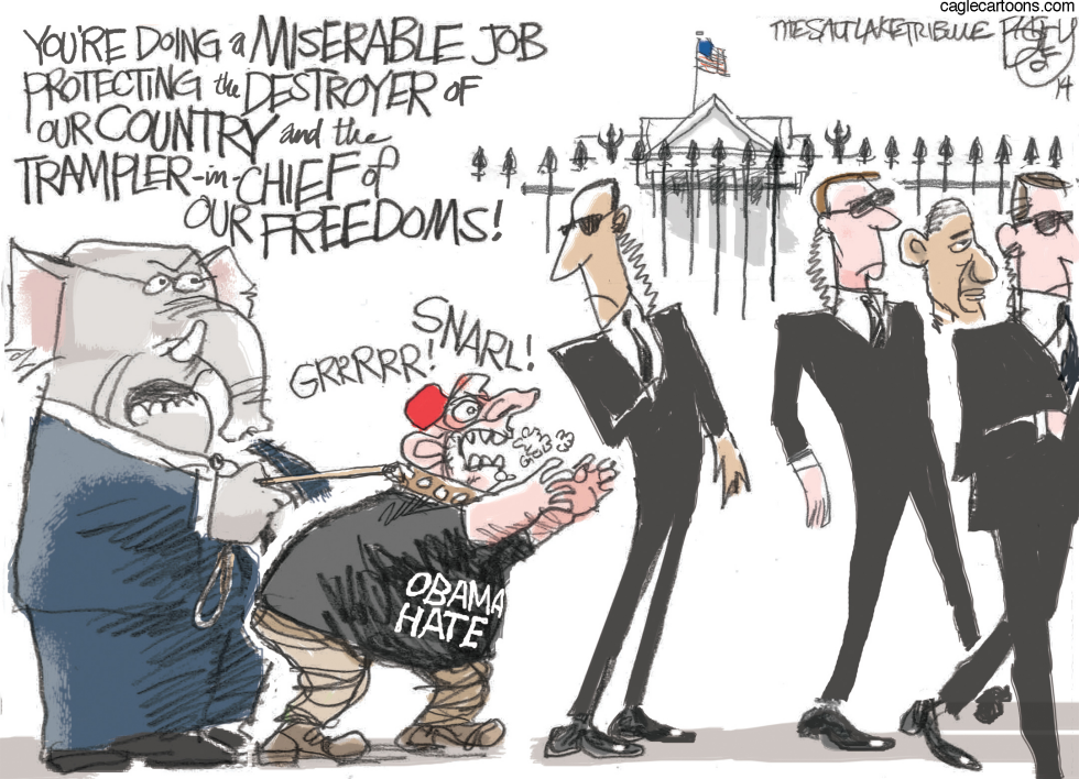  SECRET SERVICE by Pat Bagley