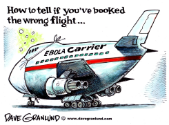 EBOLA CARRIERS by Dave Granlund