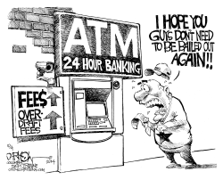 BANK FEES by John Darkow