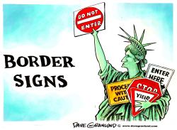 BORDER SIGNS by Dave Granlund