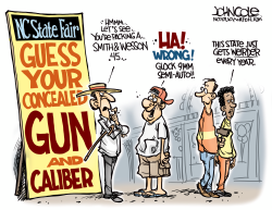 LOCAL NC  GUNS AT THE STATE FAIR by John Cole