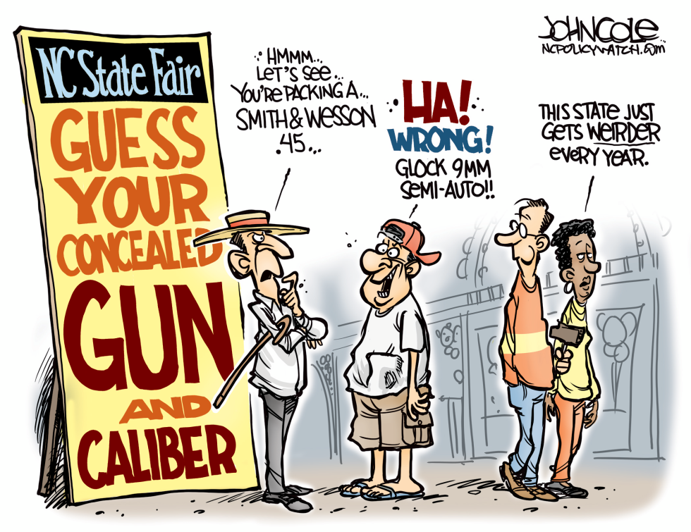  LOCAL NC  GUNS AT THE STATE FAIR by John Cole