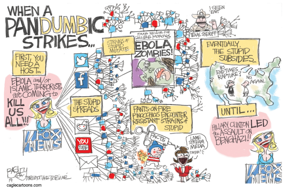  EBOLA PANDUMBIC by Pat Bagley