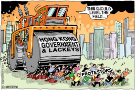 HONG KONG PROTESTS by Wolverton