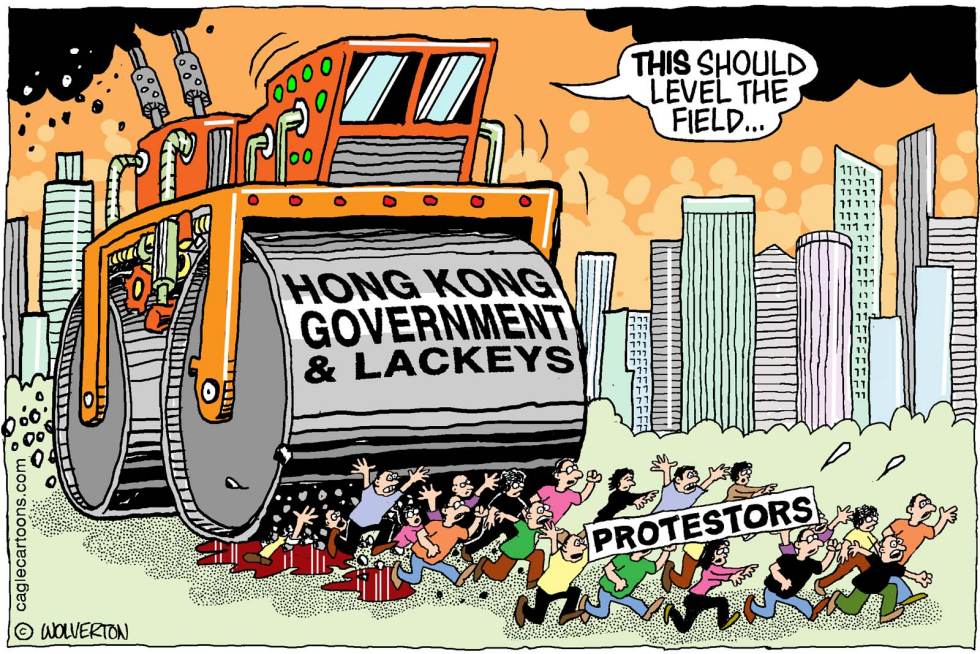  HONG KONG PROTESTS by Wolverton