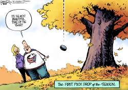 HOCKEY SEASON by Nate Beeler