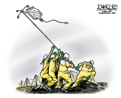 TROPAS CONTRA EL EBOLA  by John Cole