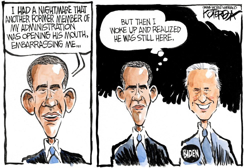  BIDEN IS EMBARRASSING by Jeff Koterba