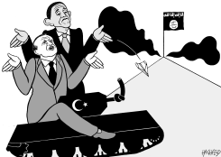 OBAMA, ERDOGAN KOBANE by Rainer Hachfeld