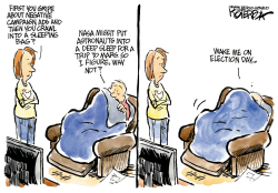 WAKE ME ON ELECTION DAY by Jeff Koterba