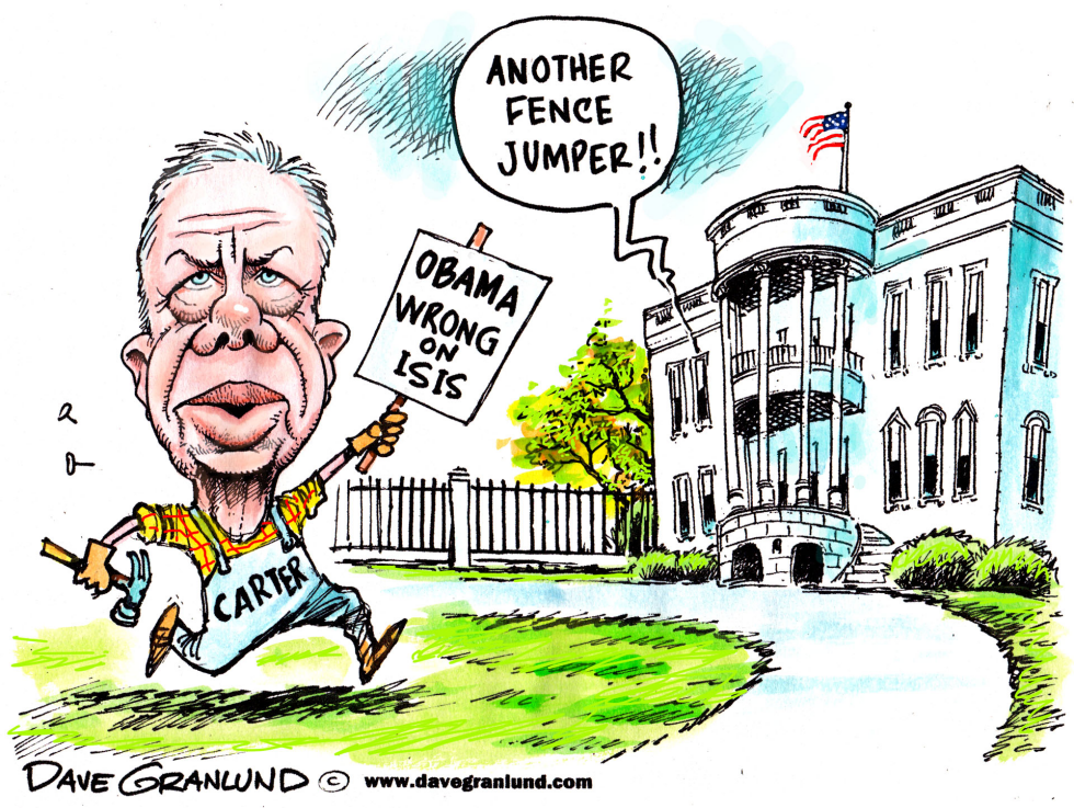  CARTER FAULTS OBAMA by Dave Granlund