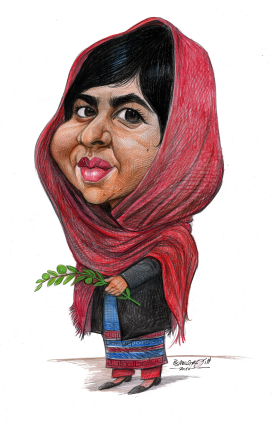 MALALA YOUSAFZAI by Petar Pismestrovic