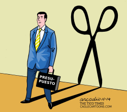 RECORTE AL PRESUPUESTO by Arcadio Esquivel