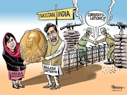 NOBEL PEACE PRIZE 2014 by Paresh Nath