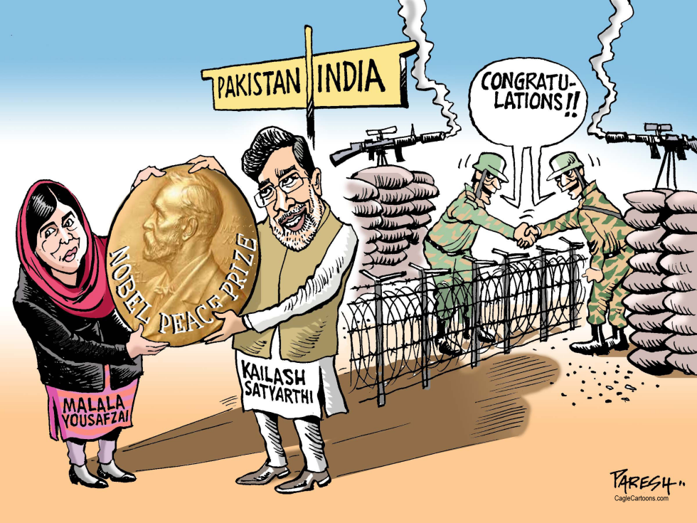  NOBEL PEACE PRIZE 2014 by Paresh Nath