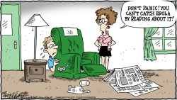 EBOLA PANIC by Bob Englehart