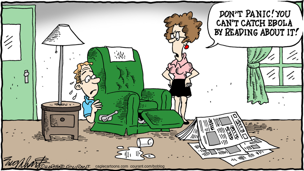  EBOLA PANIC by Bob Englehart