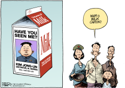 KIM GONE-UN by Nate Beeler