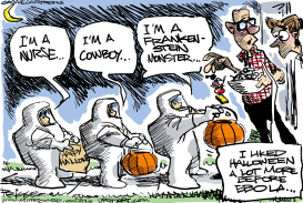 TRICK OR EBOLA by Milt Priggee