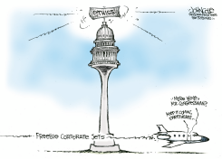 FLYING CONGRESS MEMBERS by John Cole