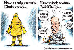 EBOLA AND BILL O'REILLY by Dave Granlund