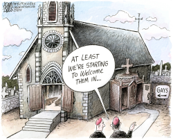 CHURCH SYNOD by Adam Zyglis