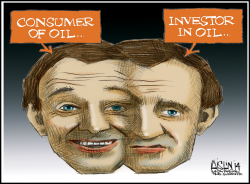 THE PRICE OF OIL by Aislin