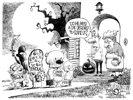 HALLOWEEN NECESSARY by John Darkow