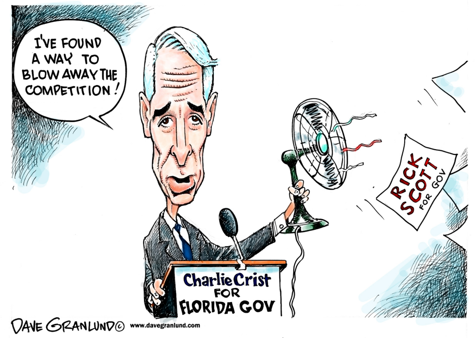  CRIST VS SCOTT FAN DEBATE by Dave Granlund