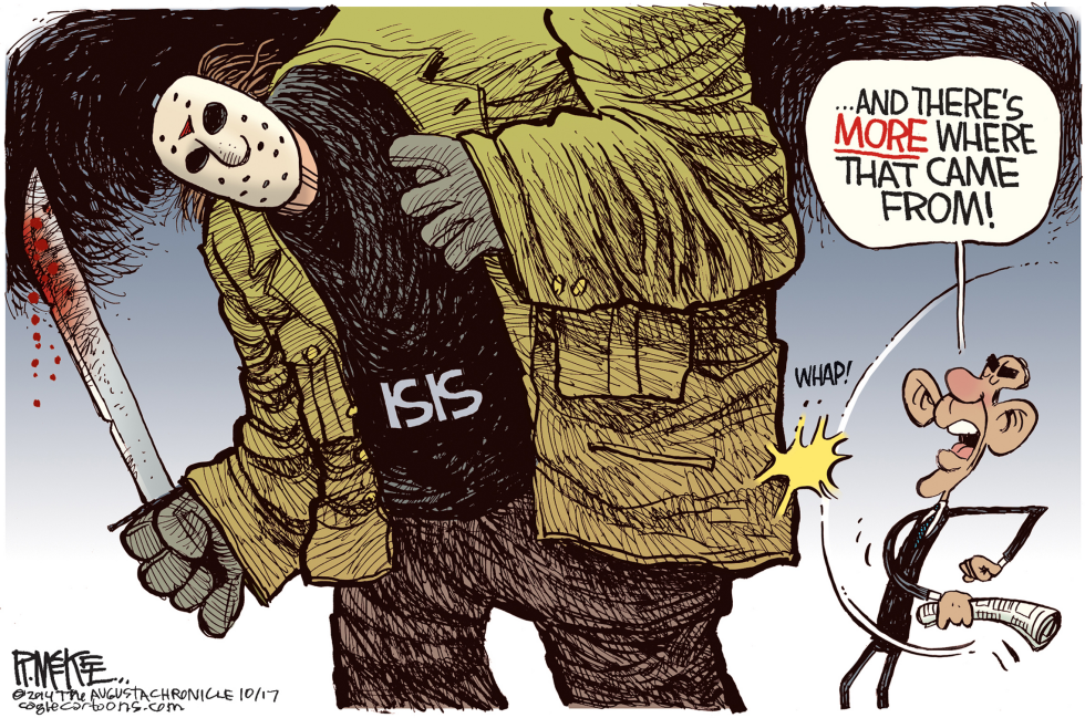  JASON ISIS by Rick McKee