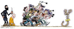 ISIS, LOS MEDIOS Y EL EBOLA by Daryl Cagle