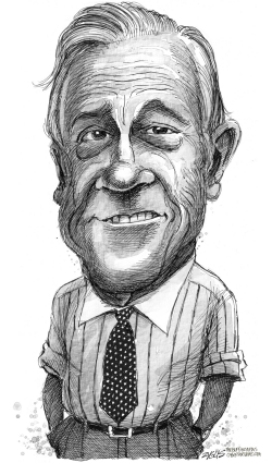 RIP BEN BRADLEE by Adam Zyglis