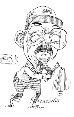 RAúL CASTRO CUBA by Arcadio Esquivel