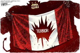 CANADA TERROR by Rick McKee