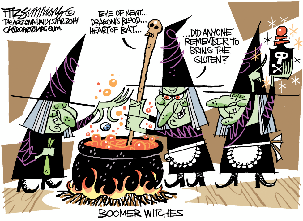  BOOMER WITCHES by David Fitzsimmons