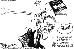 OBAMA VS PANETTA by Milt Priggee