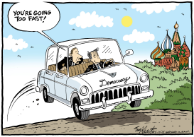 BUSH AND PUTIN by Bob Englehart