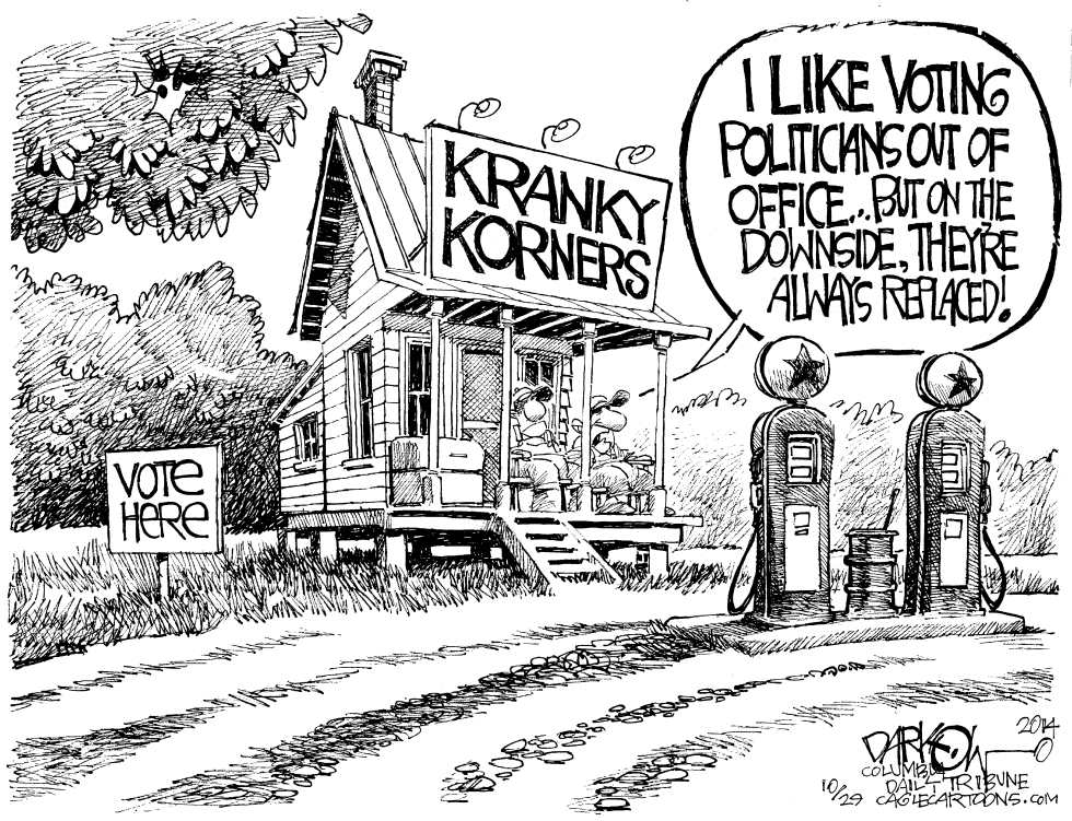  CRANKY VOTERS by John Darkow