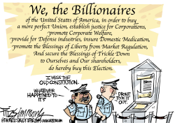 WE THE BILLIONAIRES by David Fitzsimmons