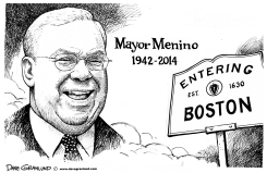 MAYOR TOM MENINO TRIBUTE by Dave Granlund